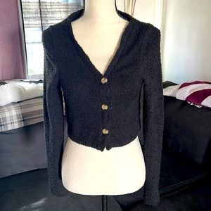 Black cardigan NWT